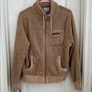Olivia Sky Tan Sherpa Jacket